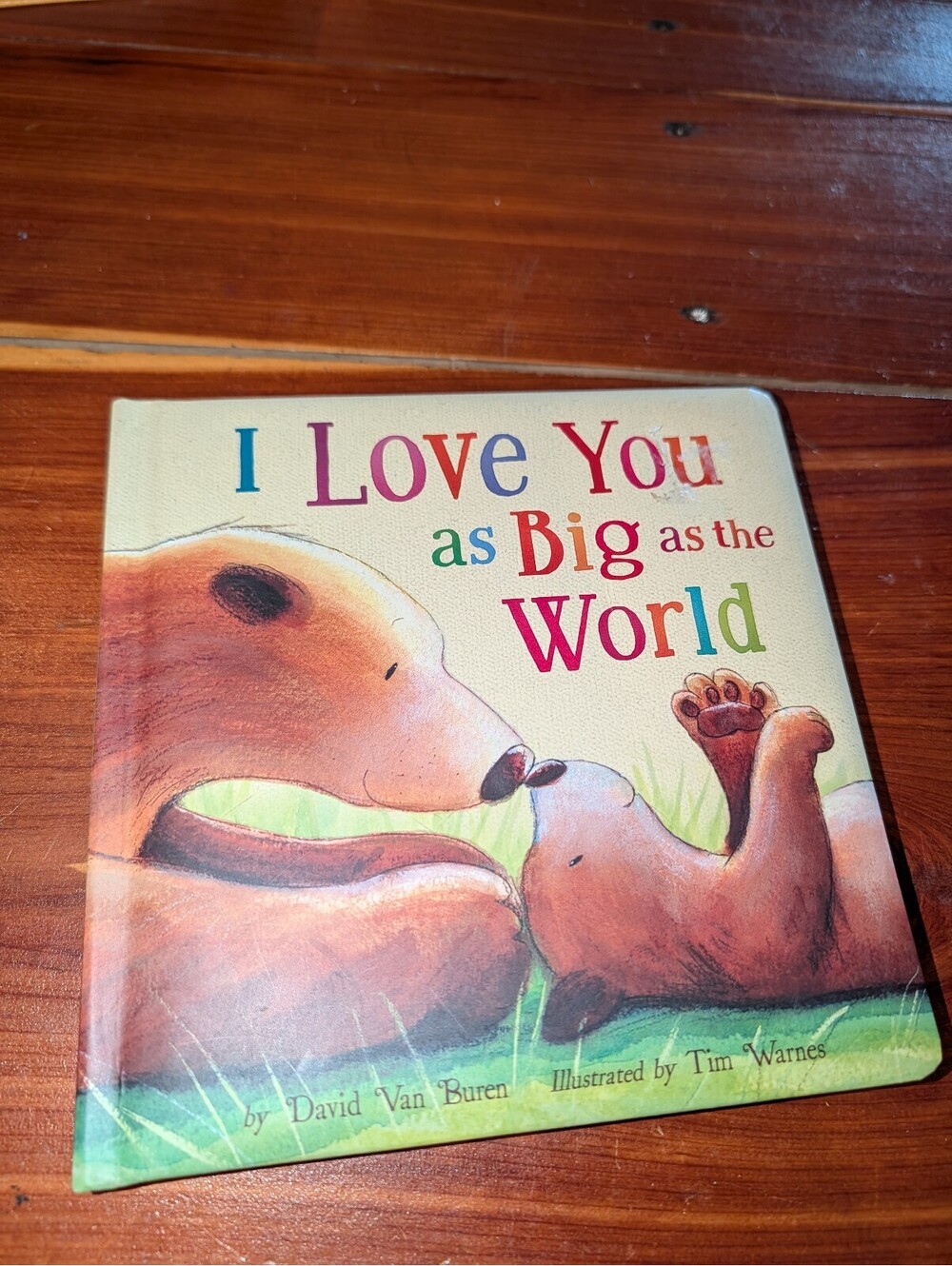 I Love You as Big as the World by David Van Buren - Children's Board Book
